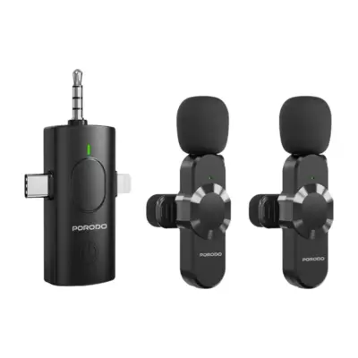 Gadget Pulse Kenya 63 Porodo Audix Elite 3 In 1 Lavalier Microphone 5