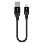 Aluminum Braided Lightning Cable 0.25M 2.4A