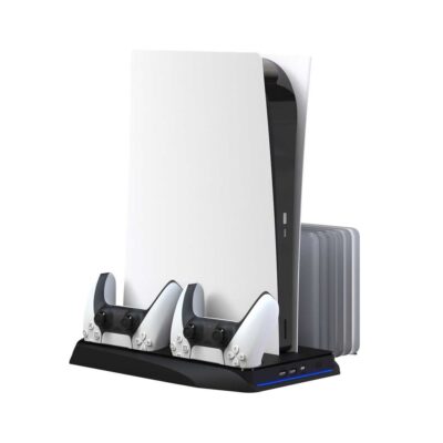 Cooling Pad And Charging HUB 3-Level Fan Speed Touch Control PS5 Holder