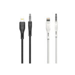 Green AUX 3.5 to Lightning Cable 1.2M 2.4A