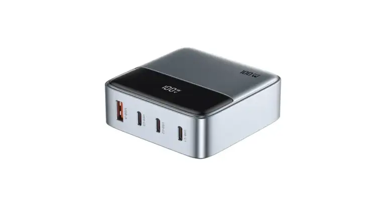 Green Lion 100W GaN Premium UK Plug Adapter