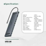 Green Lion 12-in-1 4K HDMI Ethernet USB-C Hub