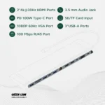 Green Lion 12-in-1 4K HDMI Ethernet USB-C Hub
