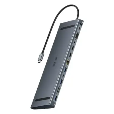 Green Lion 12-in-1 4K HDMI Ethernet USB-C Hub