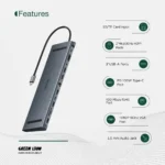 Green Lion 12-in-1 4K HDMI Ethernet USB-C Hub