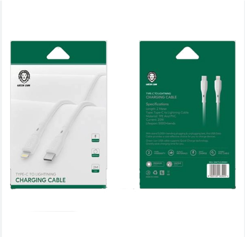 Green Lion 20W Type-C To Lightning Charging Cable (1.2m)