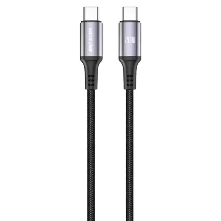 Green Lion 240W USB-C to USB-C Ultra Fast Charging 1m Braided Cable