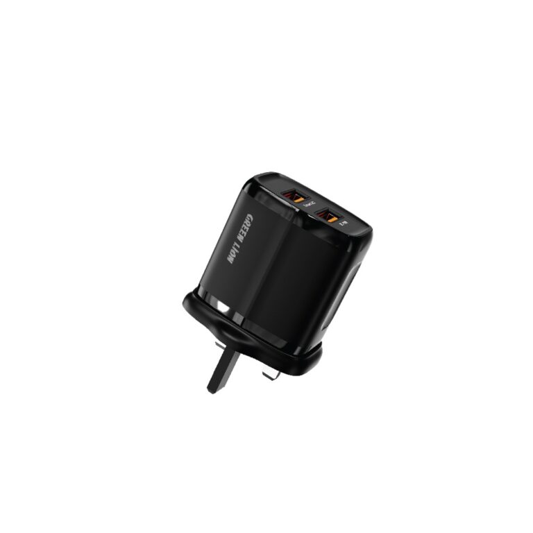 Green Lion 2USB 2.4A 18W+USB Type c data cable 1m