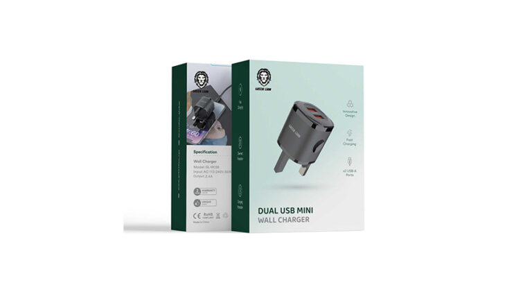 Green Lion 2USB 2.4A One port Black/Orange