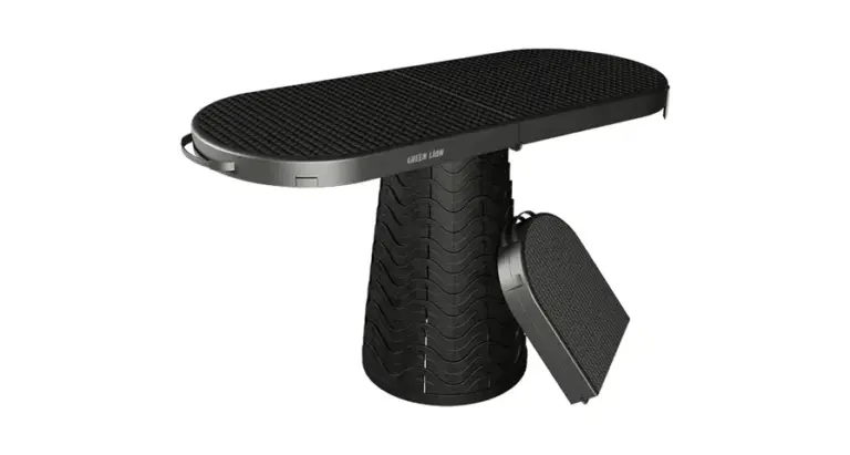 Green Lion 2-In-1 Foldable Table & Stool