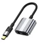 Green Lion 2 In 1 Splitter Adapter Type-C to AUX & Type-C