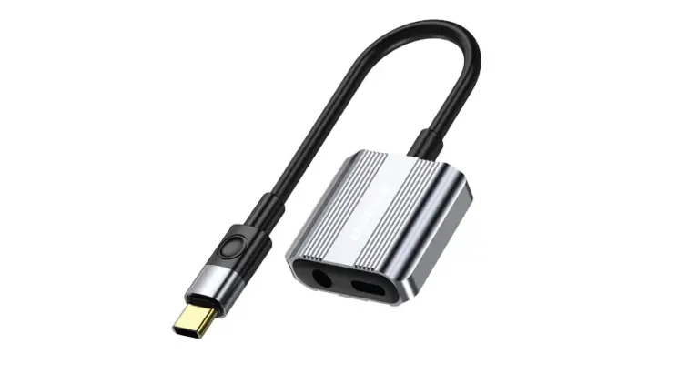 Green Lion 2 In 1 Splitter Adapter Type-C to AUX & Type-C