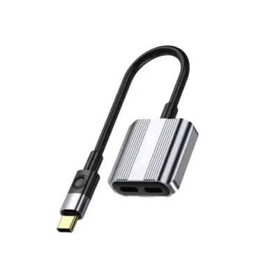 Green Lion 2 In 1 Splitter Adapter Type-C to Dual Type-C