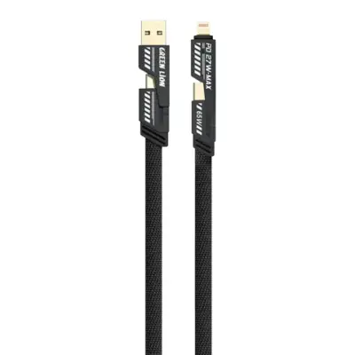 Green Lion 2-In-2 Braided Fast Charging Cable