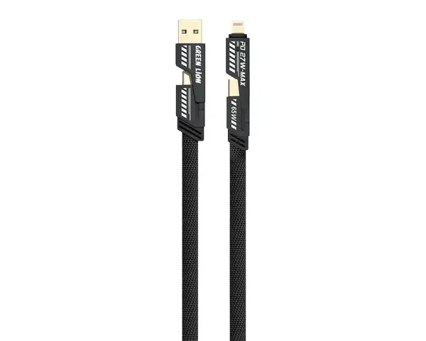 Green Lion 2-In-2 Braided Fast Charging Cable