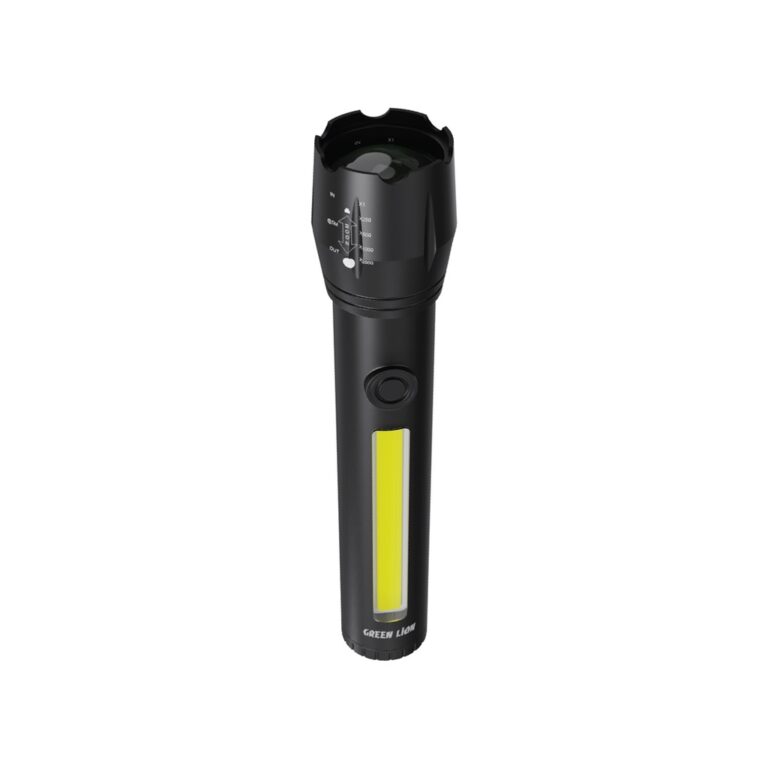 Green Lion 2 in1 Adjustable Torch 3W LED 130lm 1200mAh