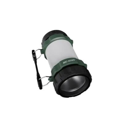 Green Lion 2 in 1 Camping Light 3000mAh 500lm - Black/White/Green