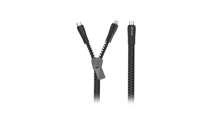Green Lion 2 in 1 Zipper Cable ( Type-C to Lightning Type-C ) 85CM