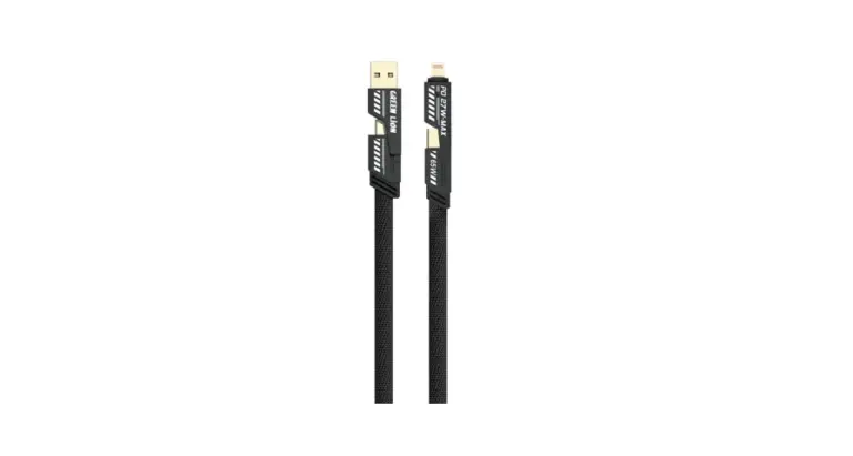 Green Lion 2 in 2 Braided Cable C to C+L and A to C+L 1.2m 65W