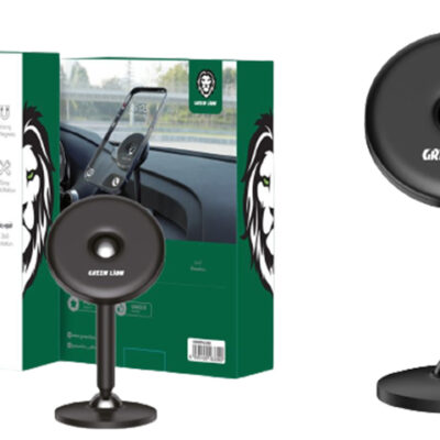 Gadget Pulse Kenya 3 Green Lion 360 Magnetic Phone Holder -Black