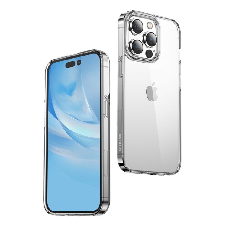 Green Lion 360° Anti-Shock Creative Magnetic Case iPhone 14 Plus - Clear
