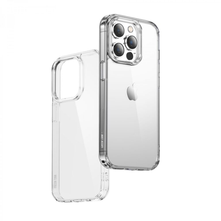 Green Lion 360° Anti-Shock Creative Magnetic Case iPhone 14 Pro Max - Clear
