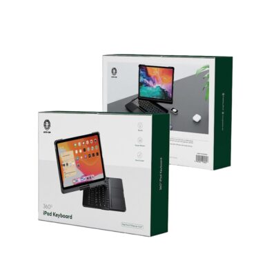 Green Lion 360° iPad Keyboard 500mAh-IPad Air 10.9" & Pro 11"-Black