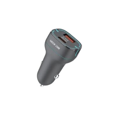 Green Lion 38W Dual Port Car Charger With USB-C To USB-C Cable