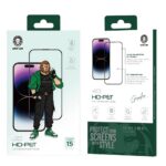 Green Lion 3D HD-Pet Anti-Broken Soft Edge for iPhone 15 Pro / Pro Max - Clear