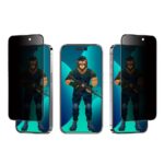 Green Lion 3D PET Privacy Glass Screen Protector For iPhone 14 Pro Black Edge/Privacy