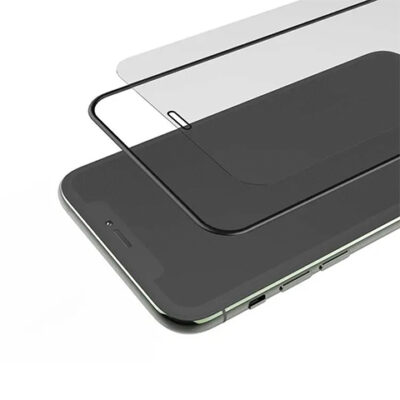 Green Lion 3D Silicone AG/Matte Privacy Glass Screen Protector for iPhone 12 / 12 Pro (6.1"), 9H Hardness, Anti-fingerprints, Easy Installation, Anti-scratch