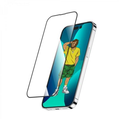 Green Lion 3D Silicone HD Glass Screen Protector-Black Edge/Clear