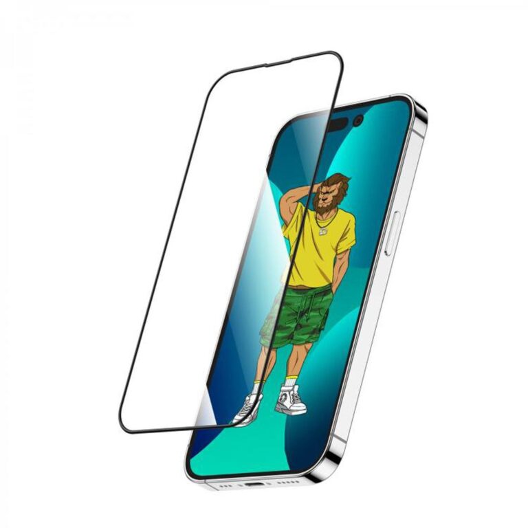 Green Lion 3D Silicone HD Glass Screen Protector-Black Edge/Clear