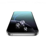 Green Lion 3D Silicone Plus High Definition Edge Glass for iPhone 17 Pro Max - Black Edge / Clear
