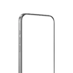 Green Lion 3D Silicone Plus High Definition Edge Glass for iPhone 17 Pro Max - Black Edge / Clear