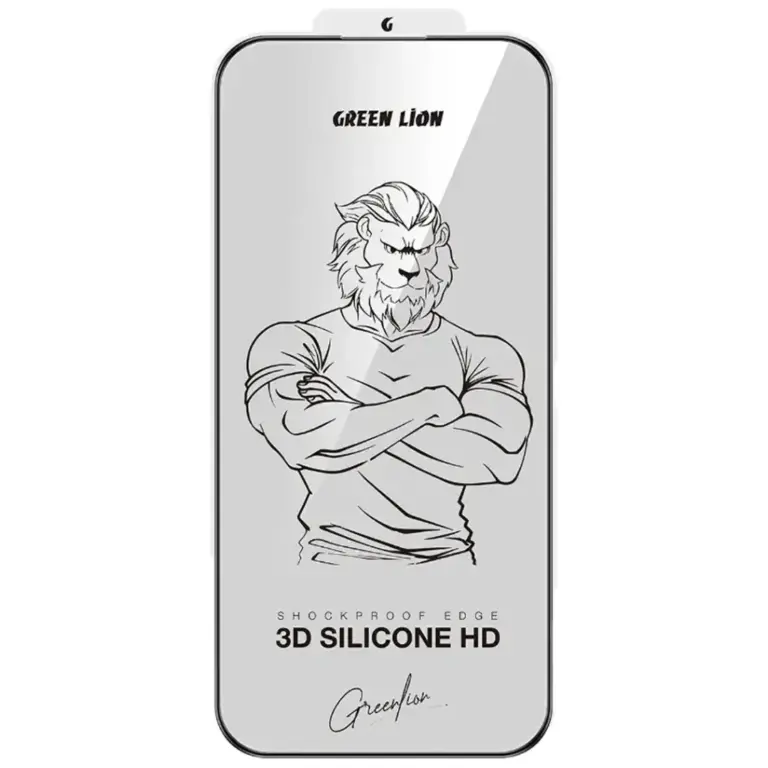 Green Lion 3D Silicone Plus High Definition Edge Glass for iPhone 17 / iPhone 17 Air - Clear