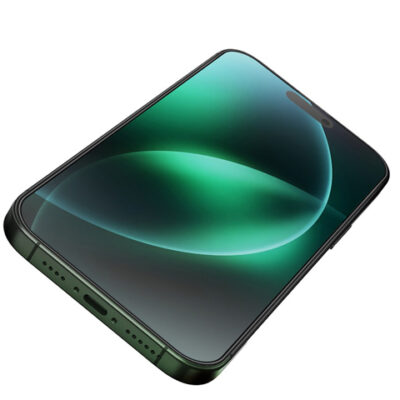 Green Lion 3D Silicone Plus High-Definition Edge Glass iPhone 16 Plus