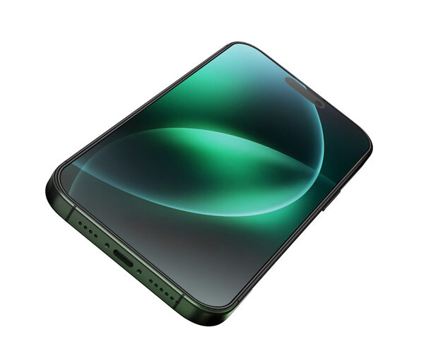 Green Lion 3D Silicone Plus High-Definition Edge Glass iPhone 16 Plus