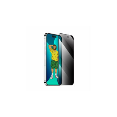 Green Lion 3D Silicone Privacy HD Glass Screen Protector-Black Edge/Privacy For iPhone 14 Series