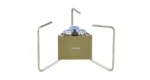 Green Lion 3-Burner Foldable Camping Stove - Khaki