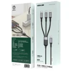 Green Lion 3-In-1 USB-C Cable with 2 USB-C & Lightning