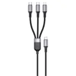Green Lion 3-In-1 USB-C Cable with 2 USB-C & Lightning