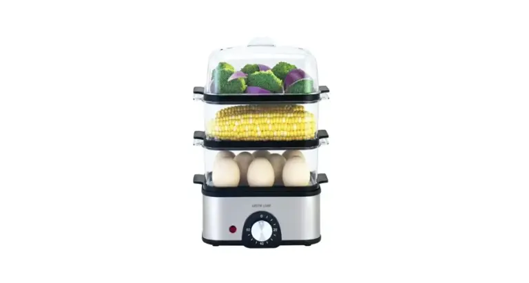 Green Lion 3-Tier Egg Cooker | Vegetable Steamer 500W