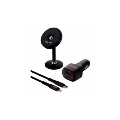 Green Lion 3 in 1 Combo ( Magnetic Car Holder / Car Charger 20W PD-QC / USB-C to Lightning Cable 1.2M 20W )
