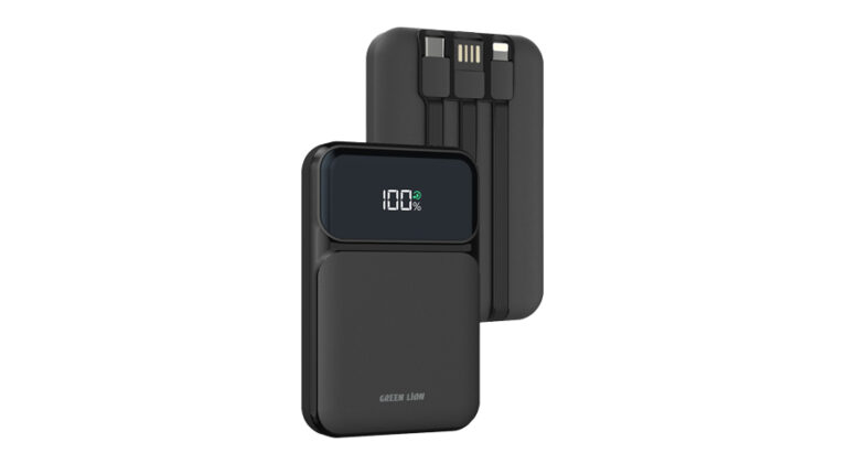 Green Lion 3 in 1 Integrated 10000mAh Power Bank
