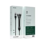 Green Lion 3 in 2 Braided Fast Charging Cable