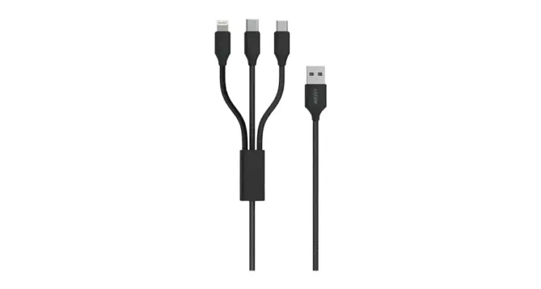 Green Lion 3in1 Fast Charging Braided Cable Series 2 1.2M (Type-C Input)