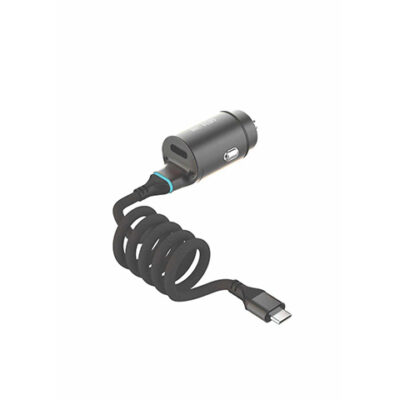 Green Lion 45W PD Car Charger with 1.2M Tough & Durable Type-C Cable