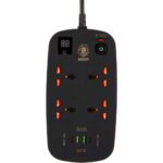 Green Lion 4 AC 2 USB & 2 USB-C PD 40W Multiport Smart Power Socket 3500W (3M)