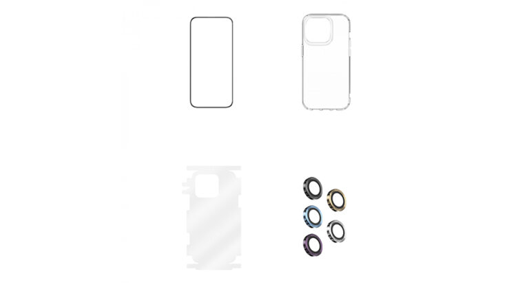 Green Lion 4 in 1 360° Protection Pack - iPhone 14 Pro